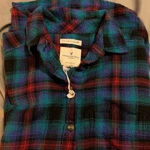 American eagle button down flannel super soft
